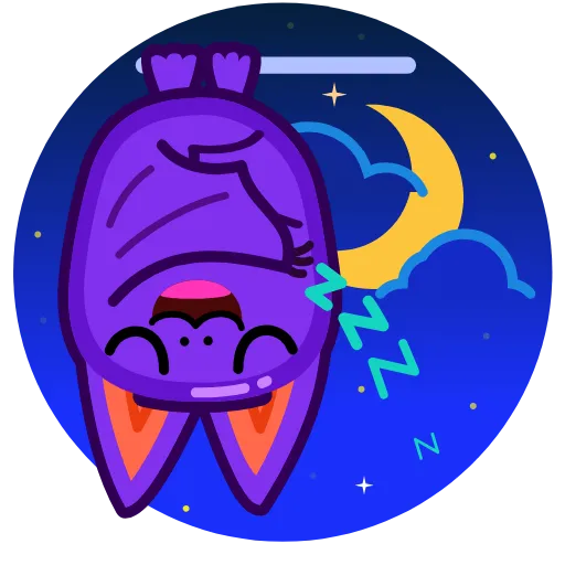 😴 Эмодзи «Batty Boo» для Telegram