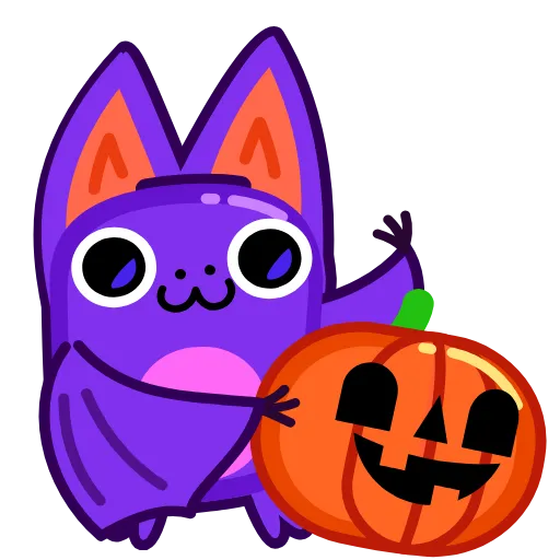 👋 Эмодзи «Batty Boo» для Telegram