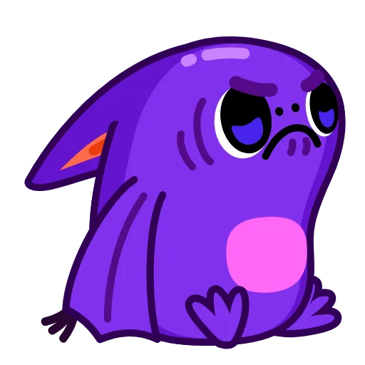 😭 Эмодзи «Batty Boo» для Telegram