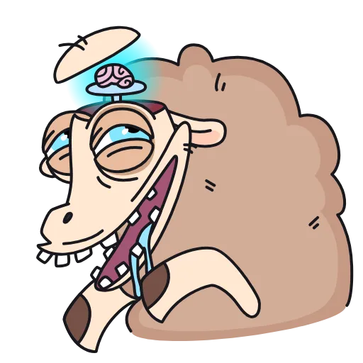 🧠 Эмодзи «Бе-бе-безумие» для Telegram