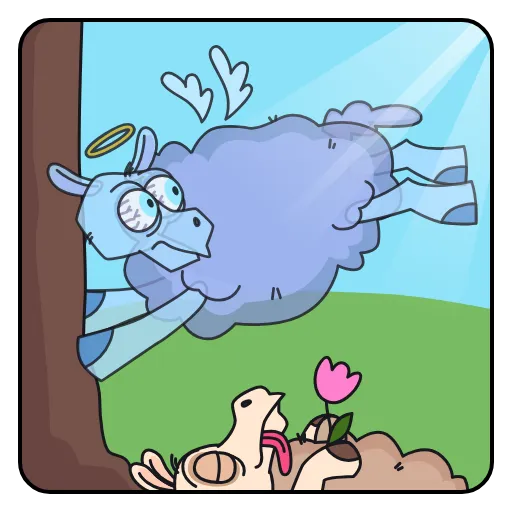 😵 Эмодзи «Бе-бе-безумие» для Telegram