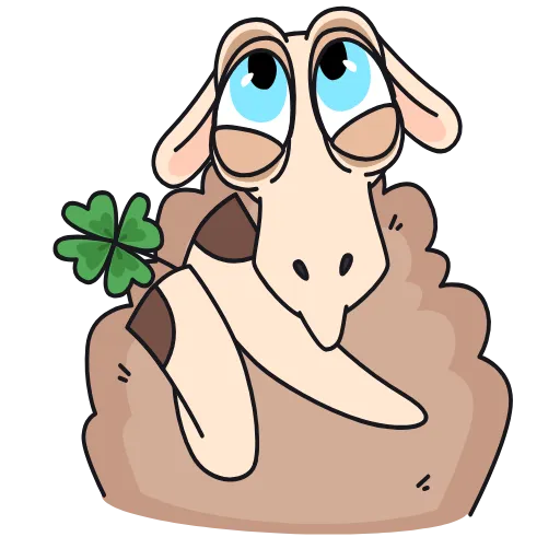 🍀 Эмодзи «Бе-бе-безумие» для Telegram