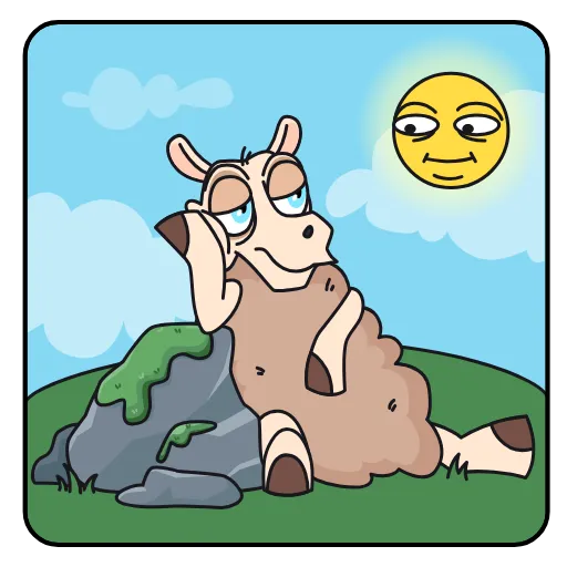 😏 Эмодзи «Бе-бе-безумие» для Telegram