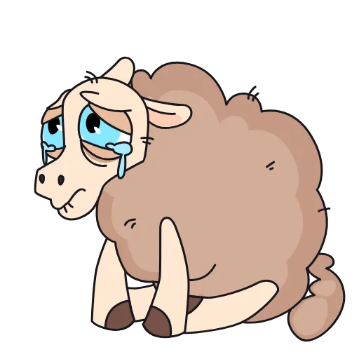 😭 Эмодзи «Бе-бе-безумие» для Telegram
