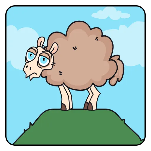 🫣 Эмодзи «Бе-бе-безумие» для Telegram