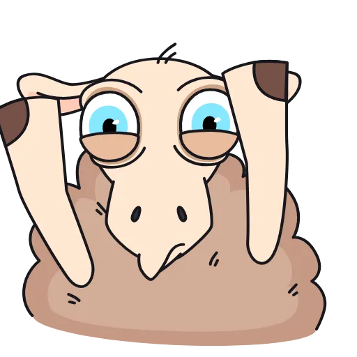 🫣 Эмодзи «Бе-бе-безумие» для Telegram