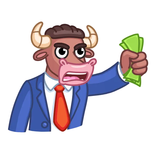 😤 Эмодзи «Bear & Bull» для Telegram
