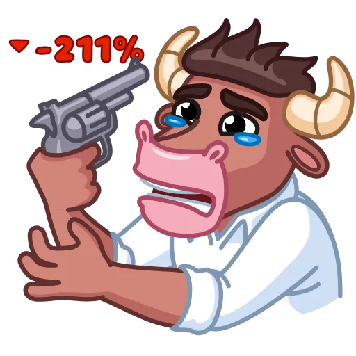 😢 Эмодзи «Bear & Bull» для Telegram
