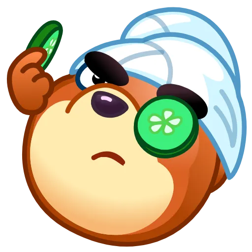 💆‍♂️ Эмодзи «Bear Emoji» для Telegram