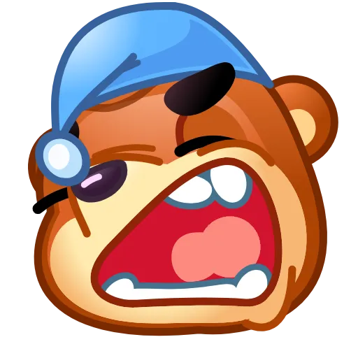 😴 Эмодзи «Bear Emoji» для Telegram
