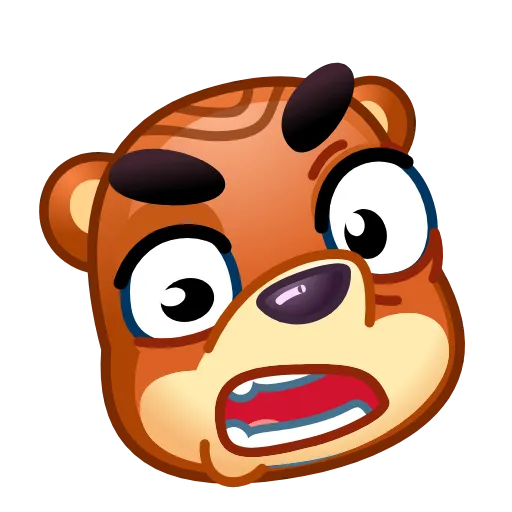 ❓ Эмодзи «Bear Emoji» для Telegram