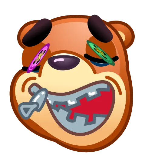 🤐 Эмодзи «Bear Emoji» для Telegram