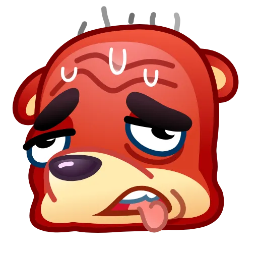 🥵 Эмодзи «Bear Emoji» для Telegram