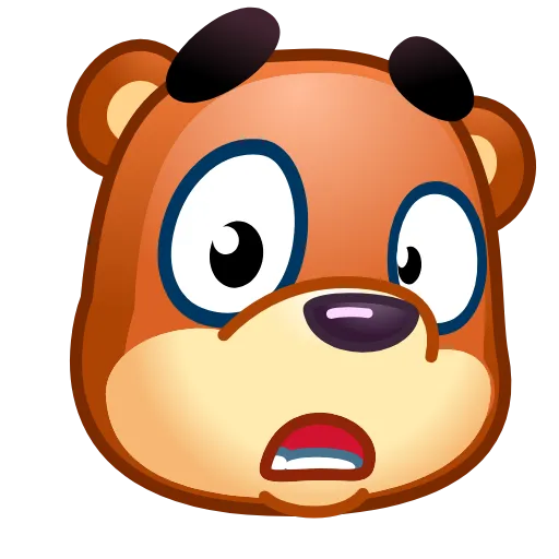 😯 Эмодзи «Bear Emoji» для Telegram