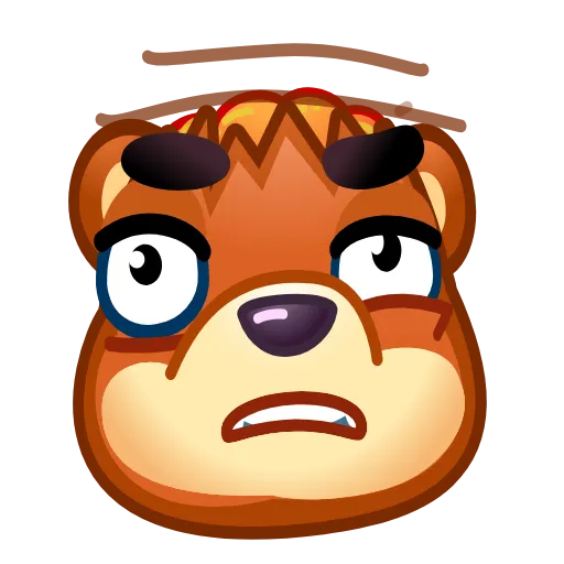 🤯 Эмодзи «Bear Emoji» для Telegram