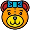 🧸 Эмодзи «Bear Emoji ()» для Telegram