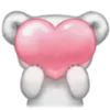 🤩 Эмодзи «Медведь» для Telegram