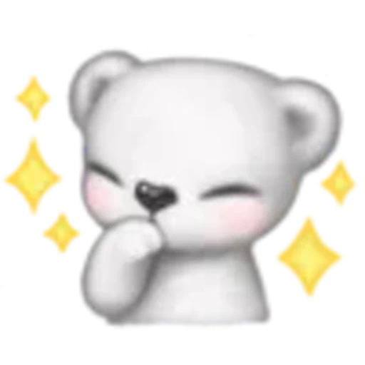 🤩 Эмодзи «Медведь» для Telegram