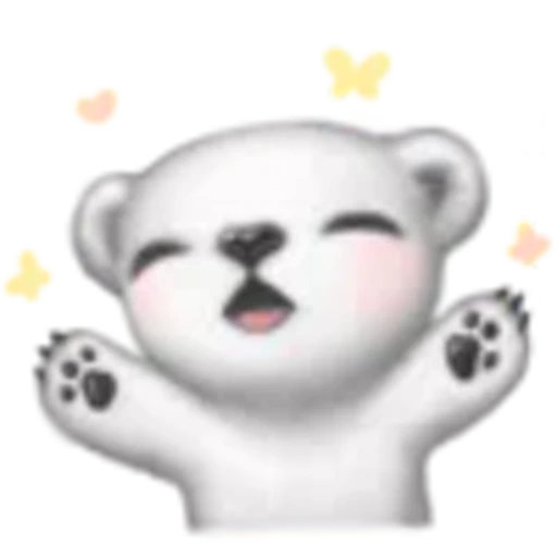 🤩 Эмодзи «Медведь» для Telegram