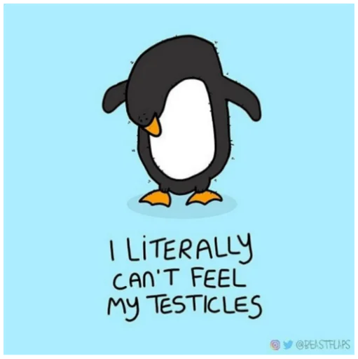 🐧 Стикер «Grumpy Animals» для Telegram