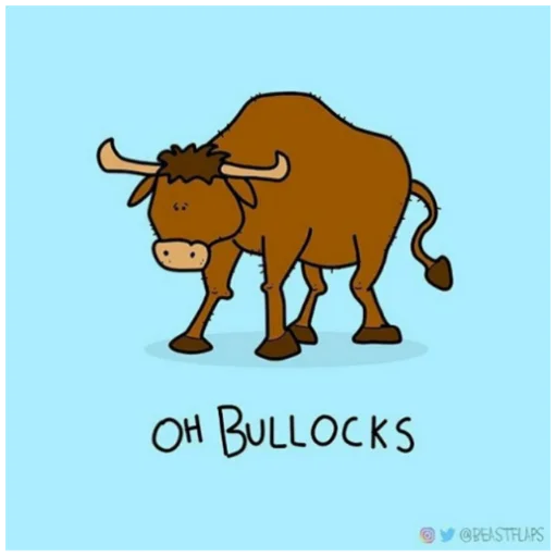 🐂 Стикер «Grumpy Animals» для Telegram