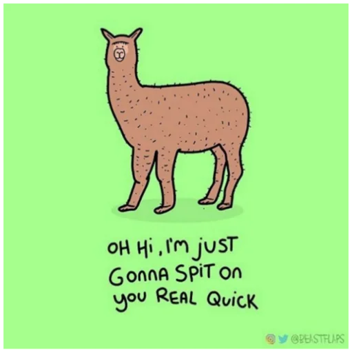 🦙 Стикер «Grumpy Animals» для Telegram