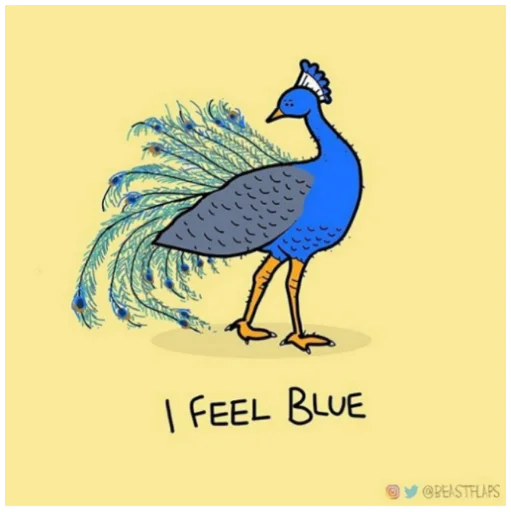 🦚 Стикер «Grumpy Animals» для Telegram