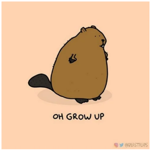 🦦 Стикер «Grumpy Animals» для Telegram