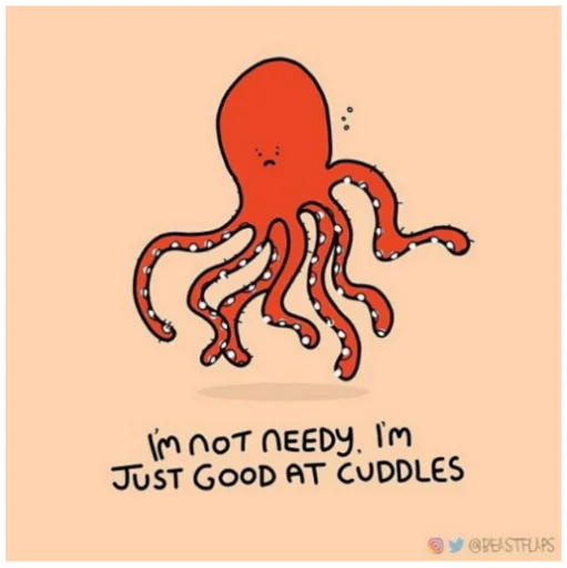 🐙 Стикер «Grumpy Animals» для Telegram