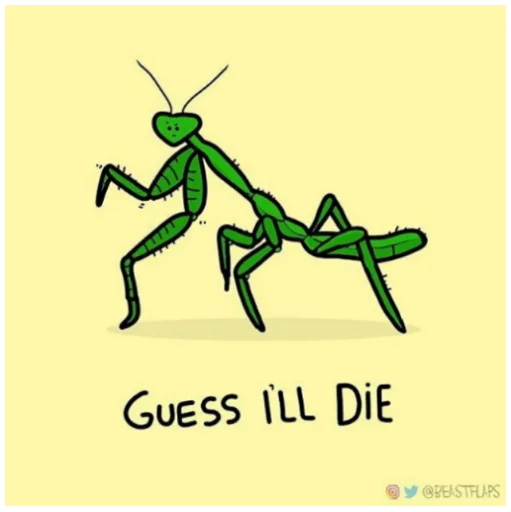 🦗 Стикер «Grumpy Animals» для Telegram