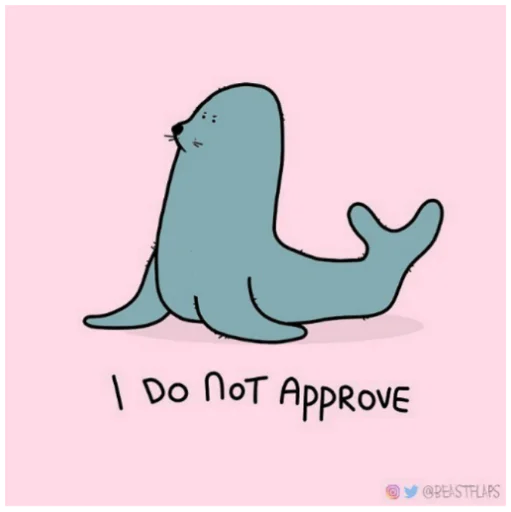 🙅‍♀ Стикер «Grumpy Animals» для Telegram