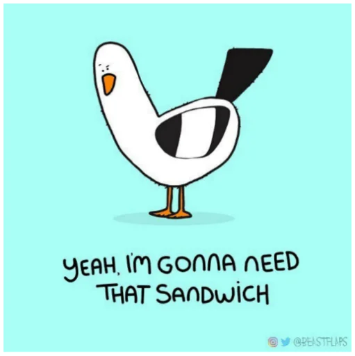 🐦 Стикер «Grumpy Animals» для Telegram