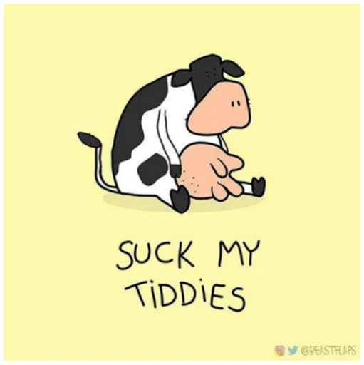 🐮 Стикер «Grumpy Animals» для Telegram
