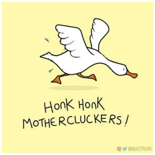 🦢 Стикер «Grumpy Animals» для Telegram