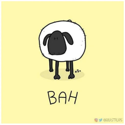 🐑 Стикер «Grumpy Animals» для Telegram