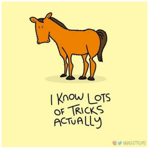🐴 Стикер «Grumpy Animals» для Telegram