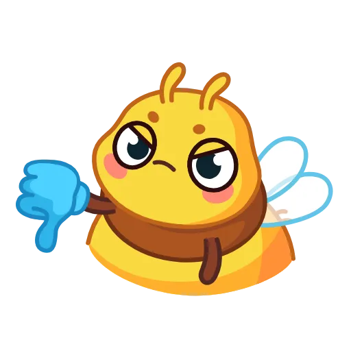 👎 Эмодзи «Пчёлка» для Telegram