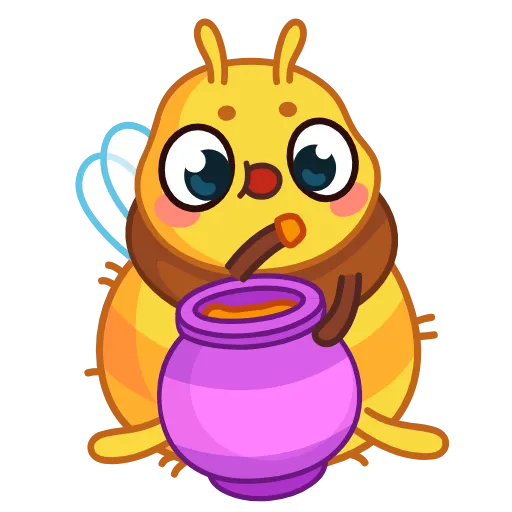 🍯 Эмодзи «Пчёлка» для Telegram