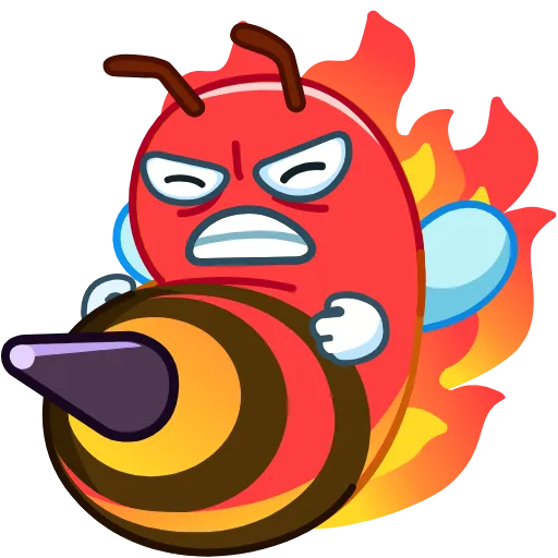 😡 Эмодзи «Bee» для Telegram