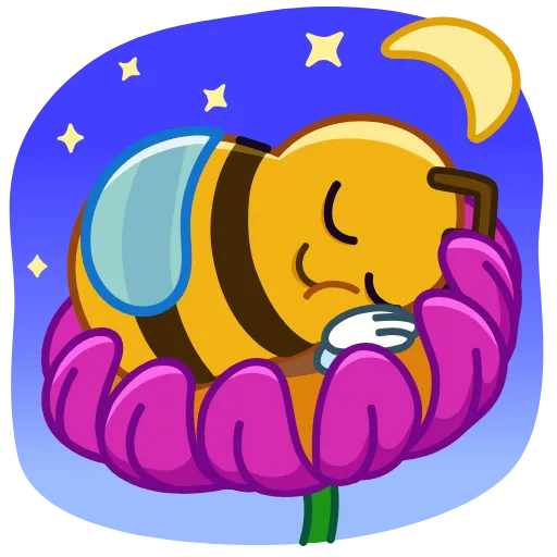 💤 Эмодзи «Bee» для Telegram