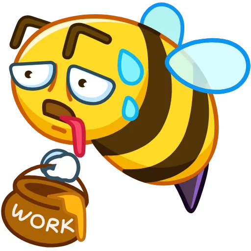 😩 Эмодзи «Bee» для Telegram