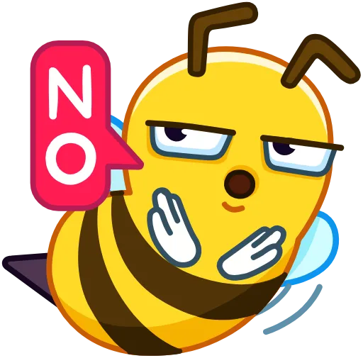 🙅‍♂ Эмодзи «Bee» для Telegram