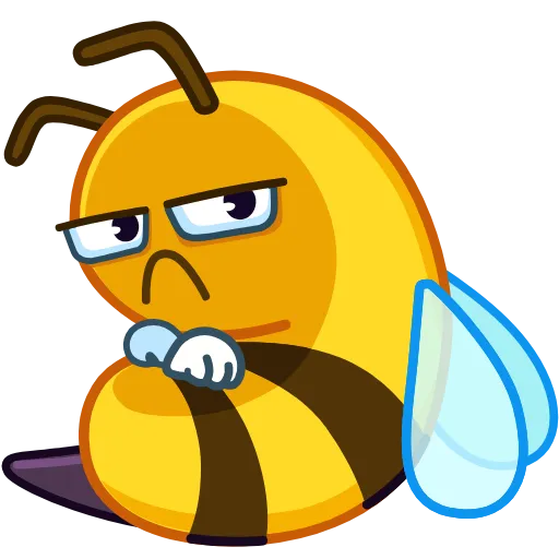 ☹ Эмодзи «Bee» для Telegram