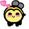 ❤️ Эмодзи «Пчолка Жу» для Telegram