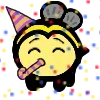 🥳 Эмодзи «Пчолка Жу» для Telegram