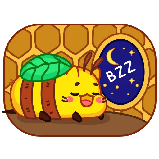 😴 Эмодзи «Пчелокот» для Telegram