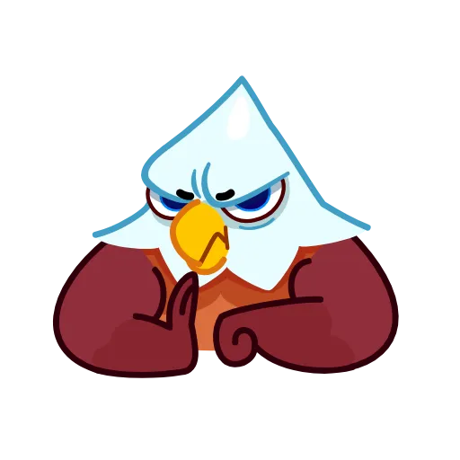😡 Эмодзи «Beefy Eagle» для Telegram