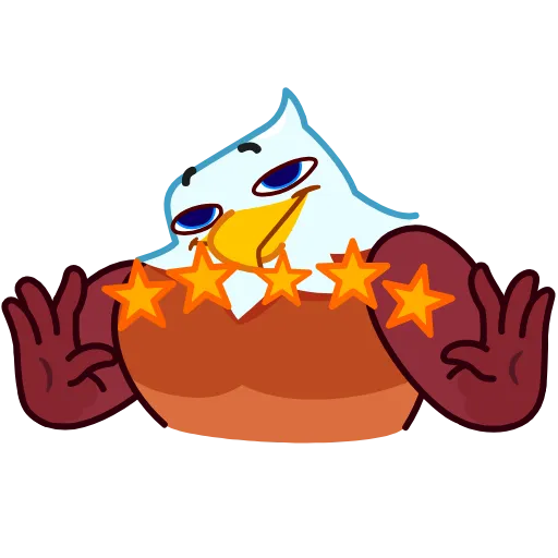 👌 Эмодзи «Beefy Eagle» для Telegram