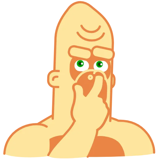 👃 Эмодзи «Beige Corilla» для Telegram