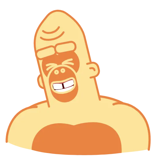 😆 Эмодзи «Beige Corilla» для Telegram
